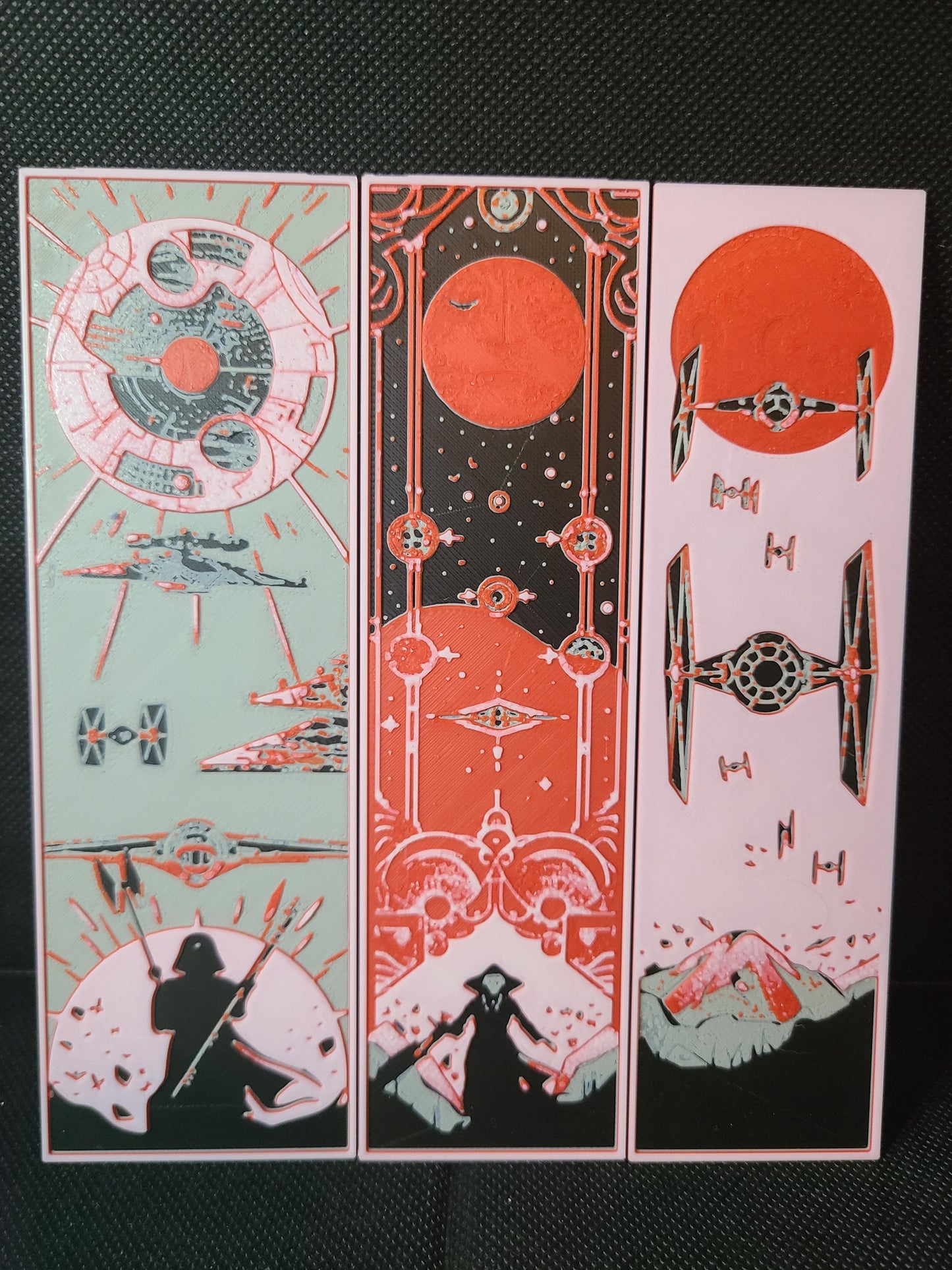 Starwars Bookmarks Set Of 3 Custom Colors Children's Books Gift Kids Party Favor Birthday Gift Bookworm