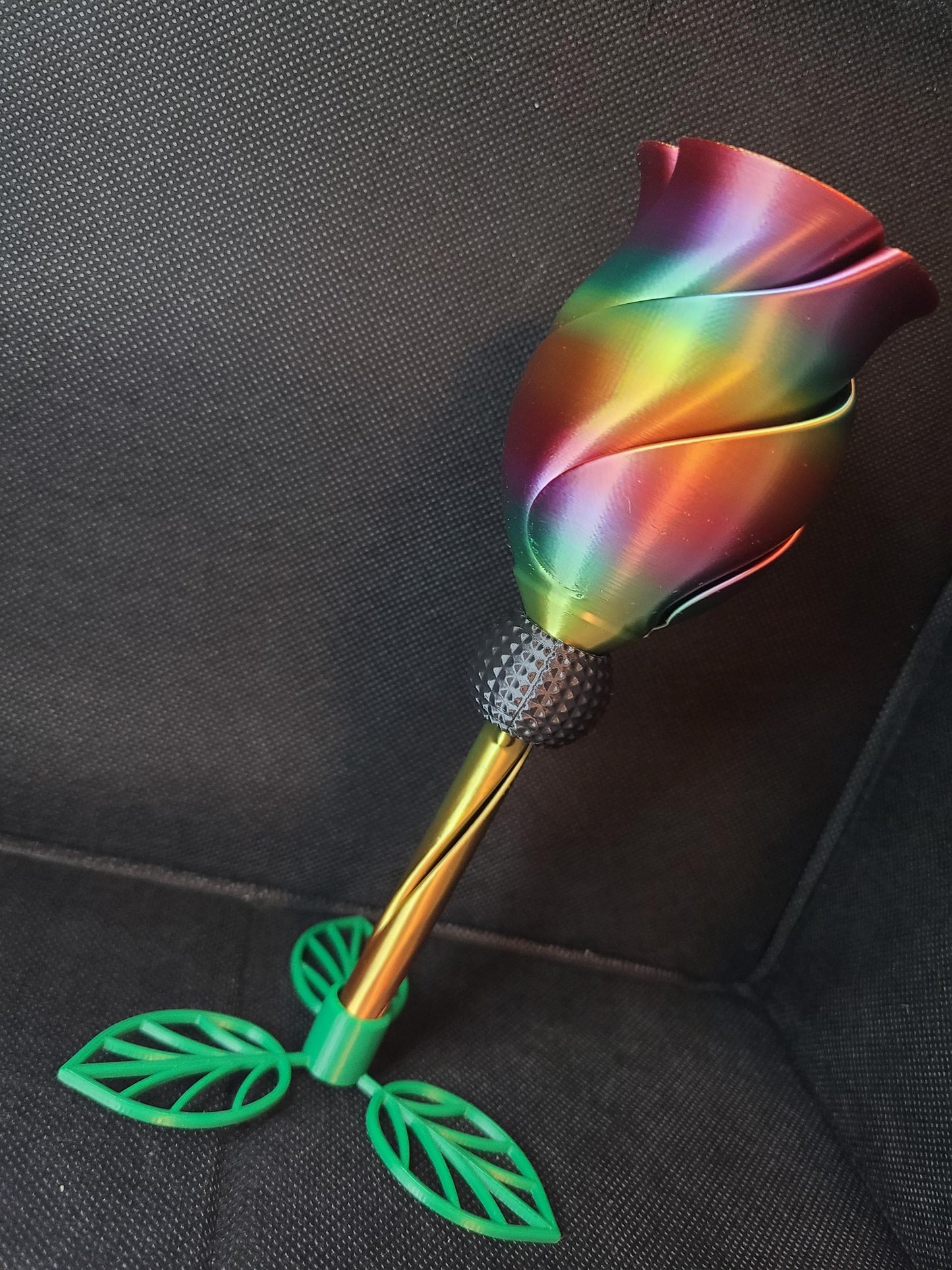 Twisted Rose Articulated Fidget Toy Large Mini Sizes Valentines Day Love Gift