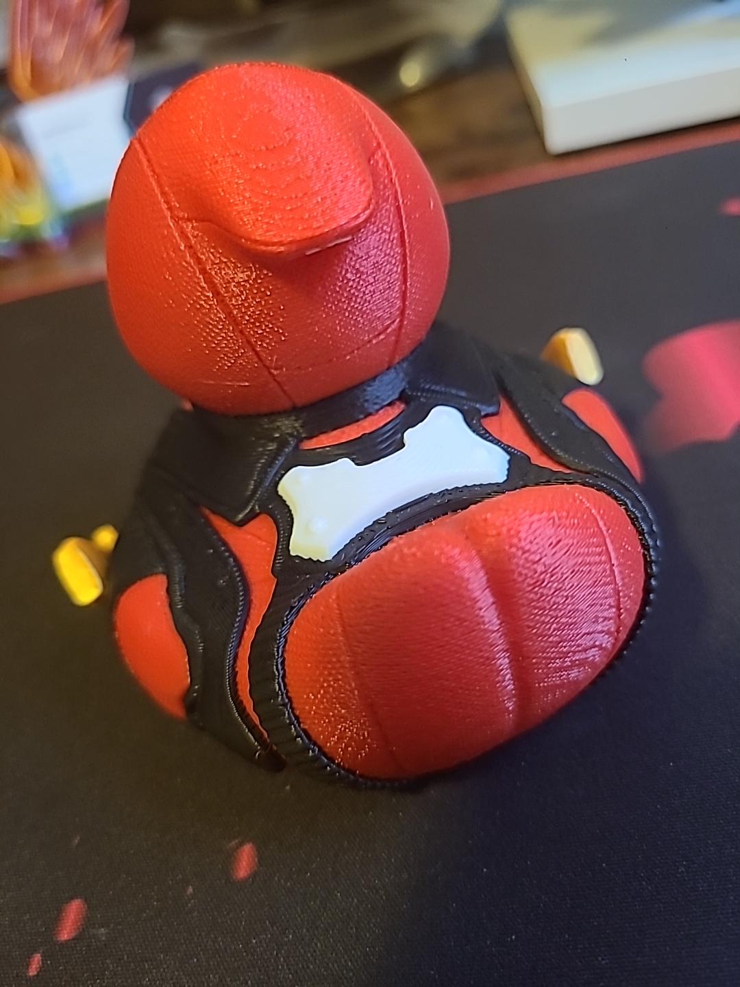 Deadpool Duck 3D Printed Large Small Mini Sizes Jeep Duck Plastic Highly Detailed