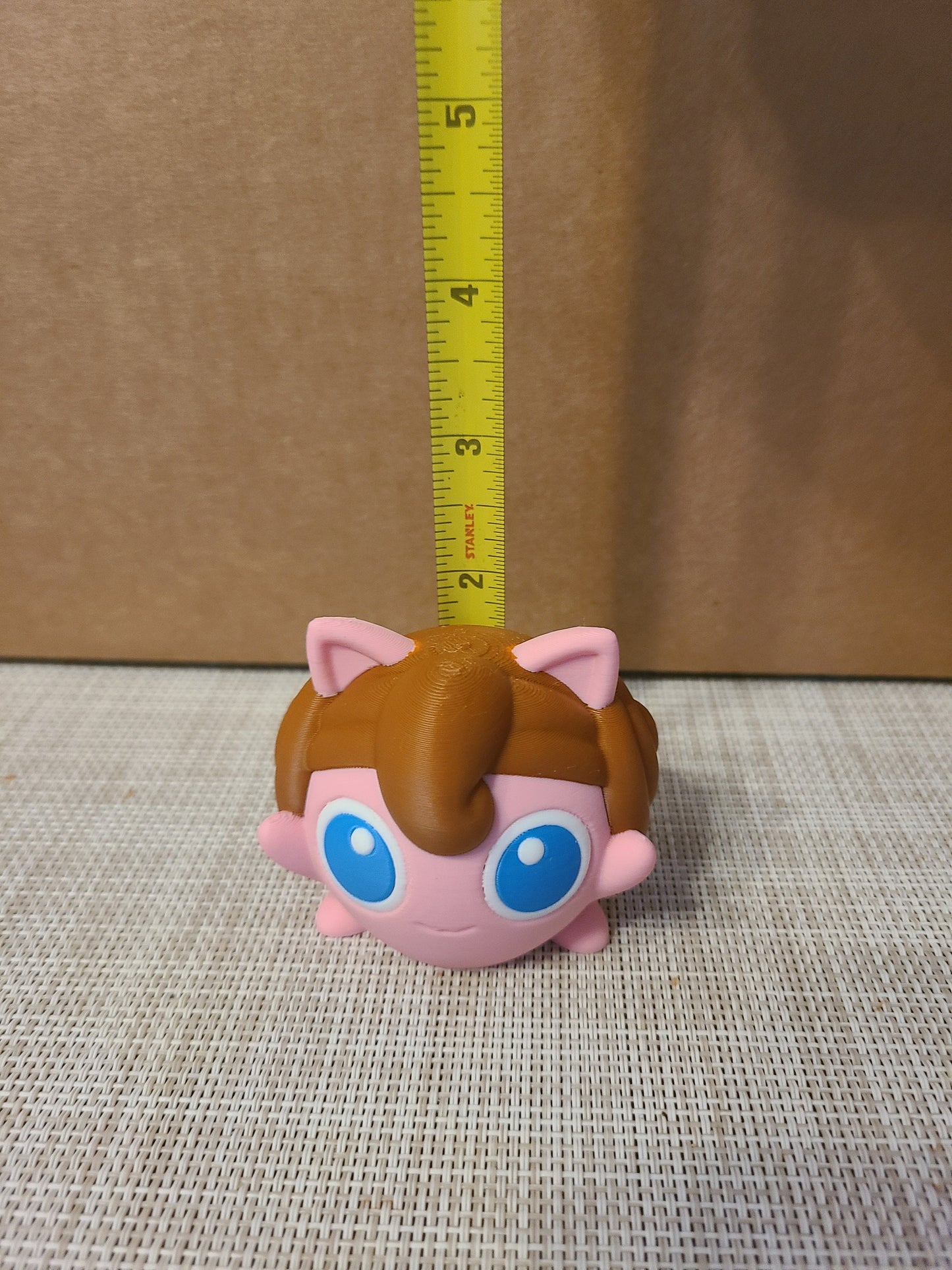 Leia Starwars Jigglypuff Figure Pokemon 2 inches tall retro Nintendo Mew Two Darthvader