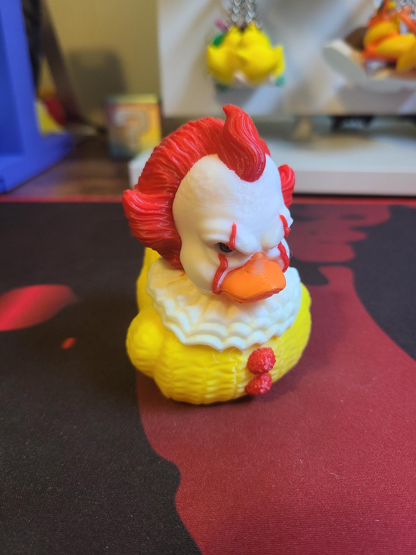 Pennywise IT Halloween 3D Printed Mini Small Large Size Jeep Duck Plastic Highly Detailed Horror