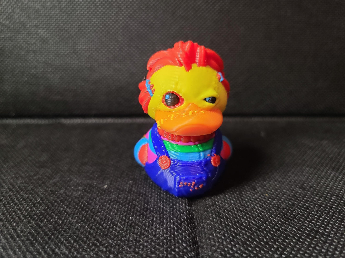 Chucky Mini Duck 3D Printed Toys Halloween Child's Play Creepy Scary Serial Killer Doll Movie