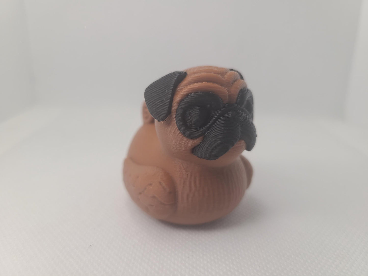 Pug Duck 3D Print Mini Size Dog Cute Caine Gift Pet Animal Puppy Cruise Duck