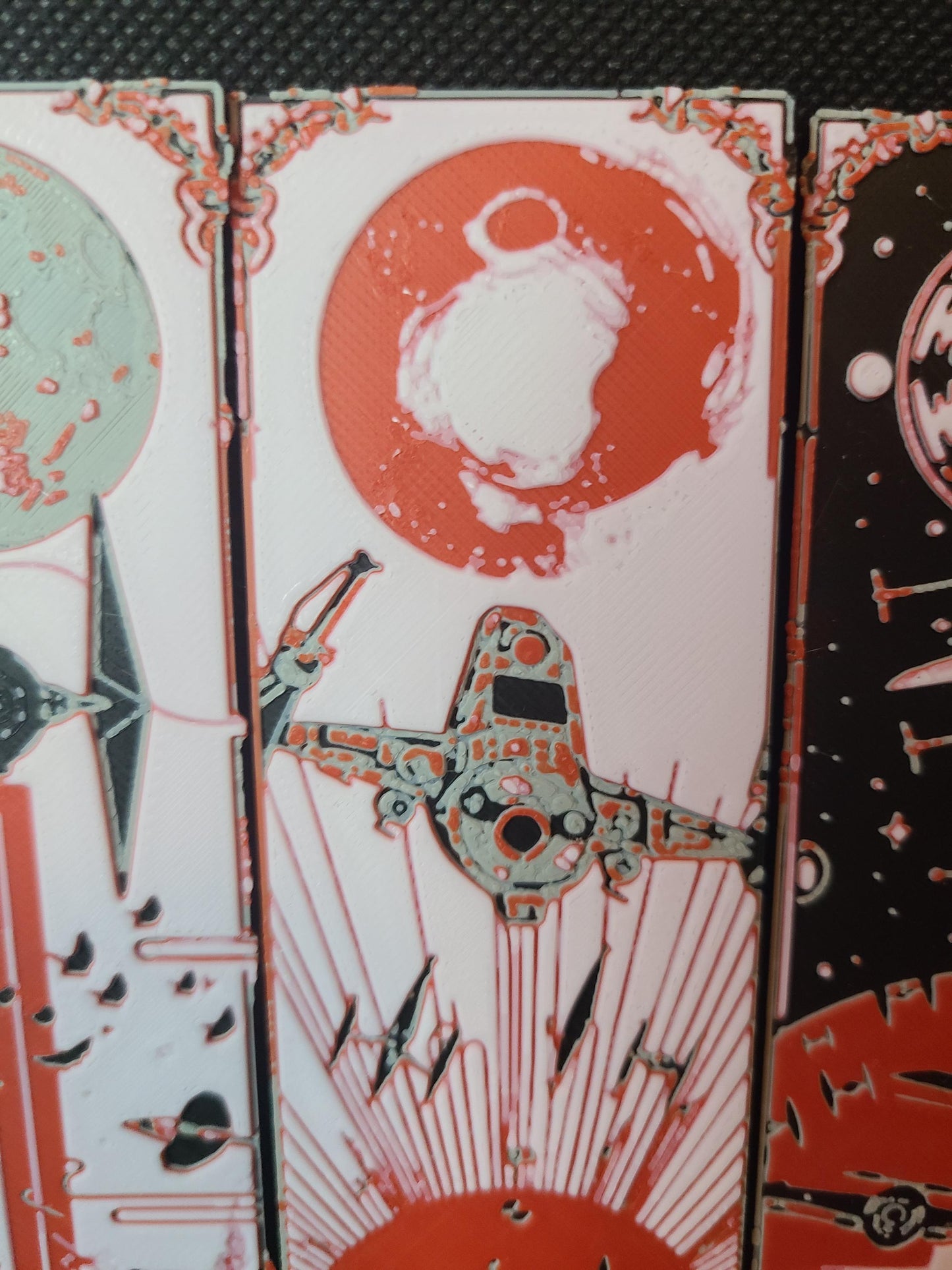 Starwars Bookmarks Set Of 3 Custom Colors Children's Books Gift Kids Party Favor Birthday Gift Bookworm