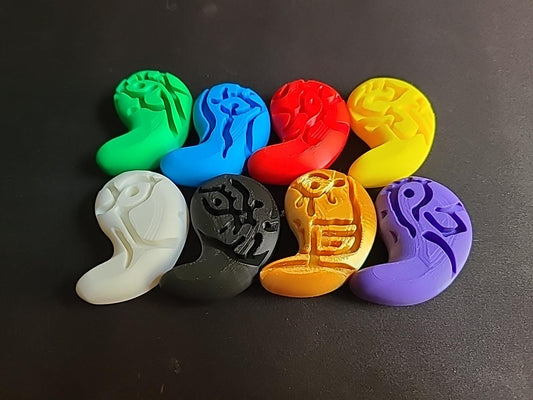 Legend of Zelda Tears of the Kingdom Secret Stone 3D Printed Complete Set Large Small