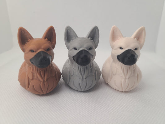 German Shepherd Duck 3D Printed Fanart Mini Size Wiener Dog Cute Caine Gift Pet Animal