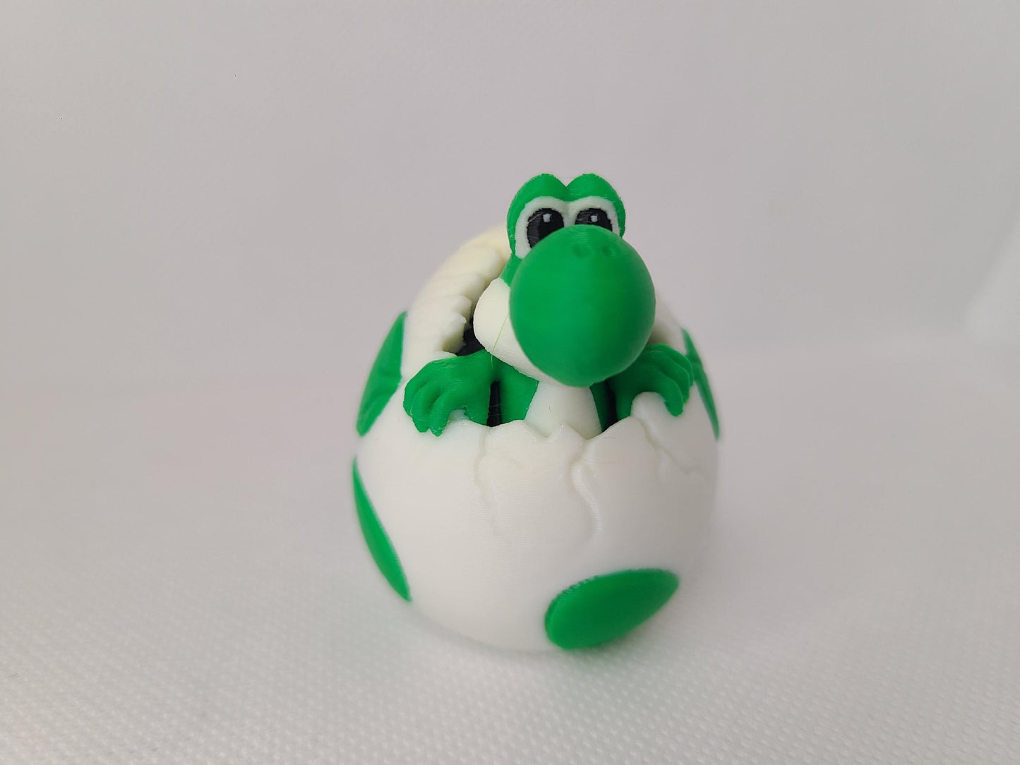 Yoshi Egg Green Easter Mini Size Fanart Nintendo 3d Printed Retro Mario Super Mario Bros Brothers Multicolored