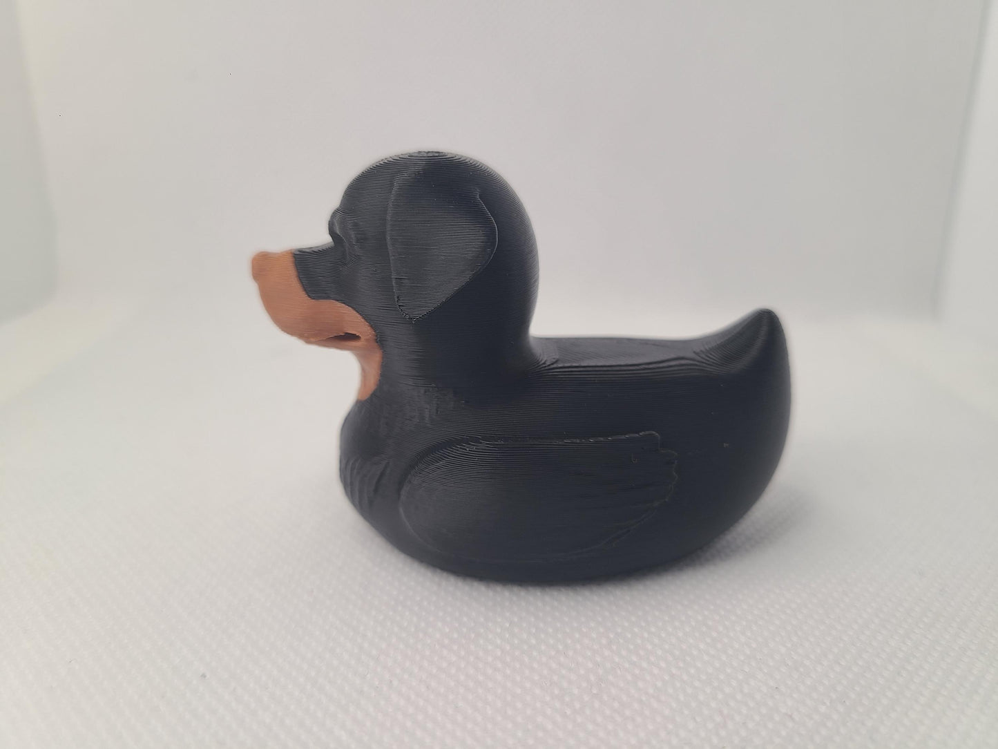Rottweiler Duck 3D Print Mini Size Dog Cute Caine Gift Pet Animal Puppy Cruise Duck