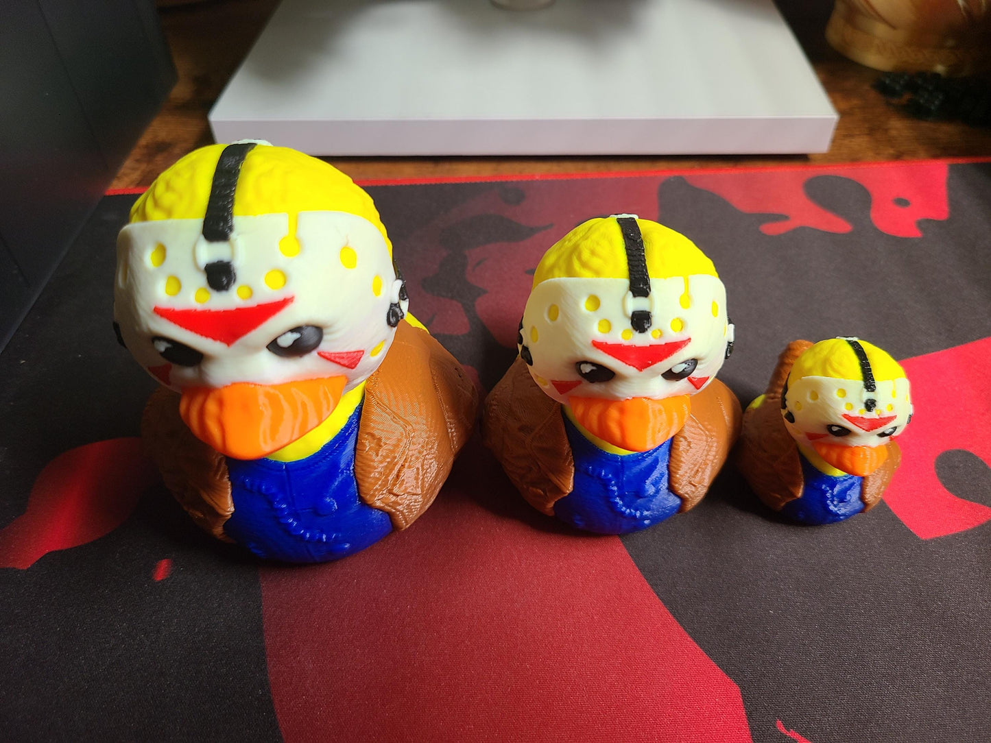 Jason Voorhees Duck 3D Printed Mini Small Large Size Jeep Duck Plastic Highly Detailed