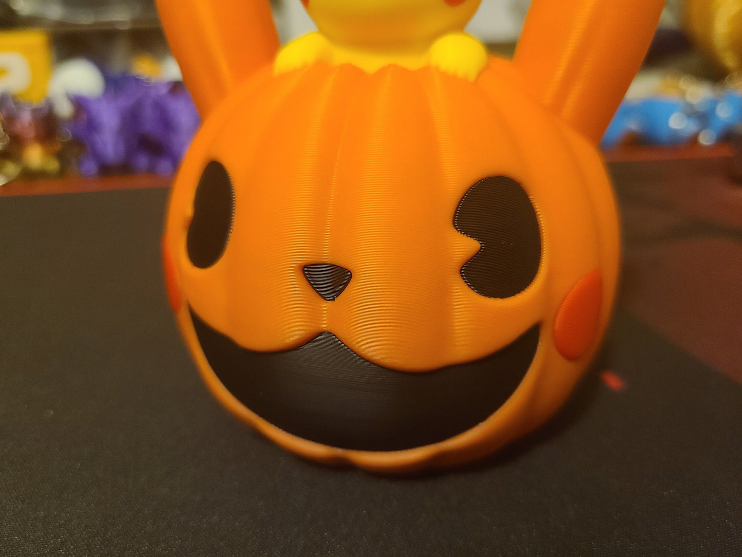 Halloween Pumpkin Pikachu Figure Fanart Pokemon 3d Printed Retro Holiday Decor