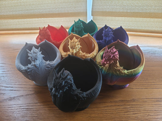 Dragon Bowl Planter for Tabletop Games and Plants