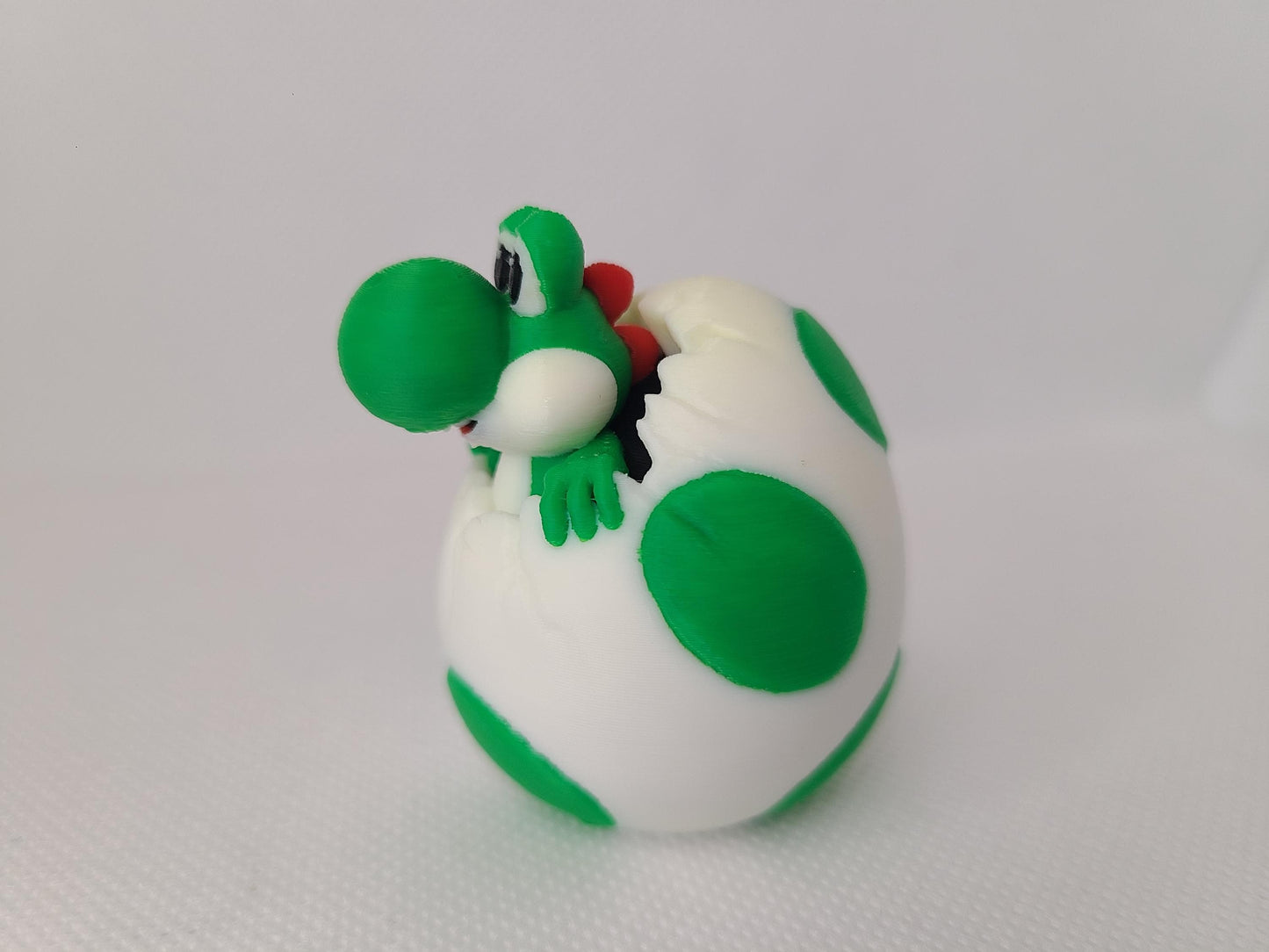 Yoshi Egg Green Easter Mini Size Fanart Nintendo 3d Printed Retro Mario Super Mario Bros Brothers Multicolored