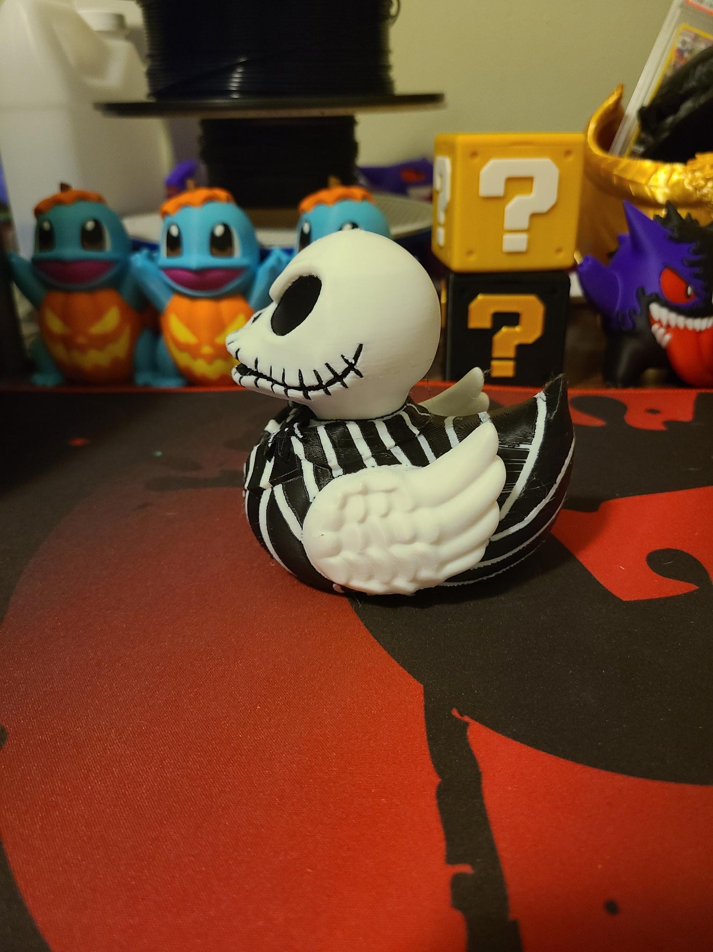Jack Skellington Nightmare before Christmas 3D Printed Mini Small Large Size Jeep Duck Plastic Highly Detailed Halloween Horror