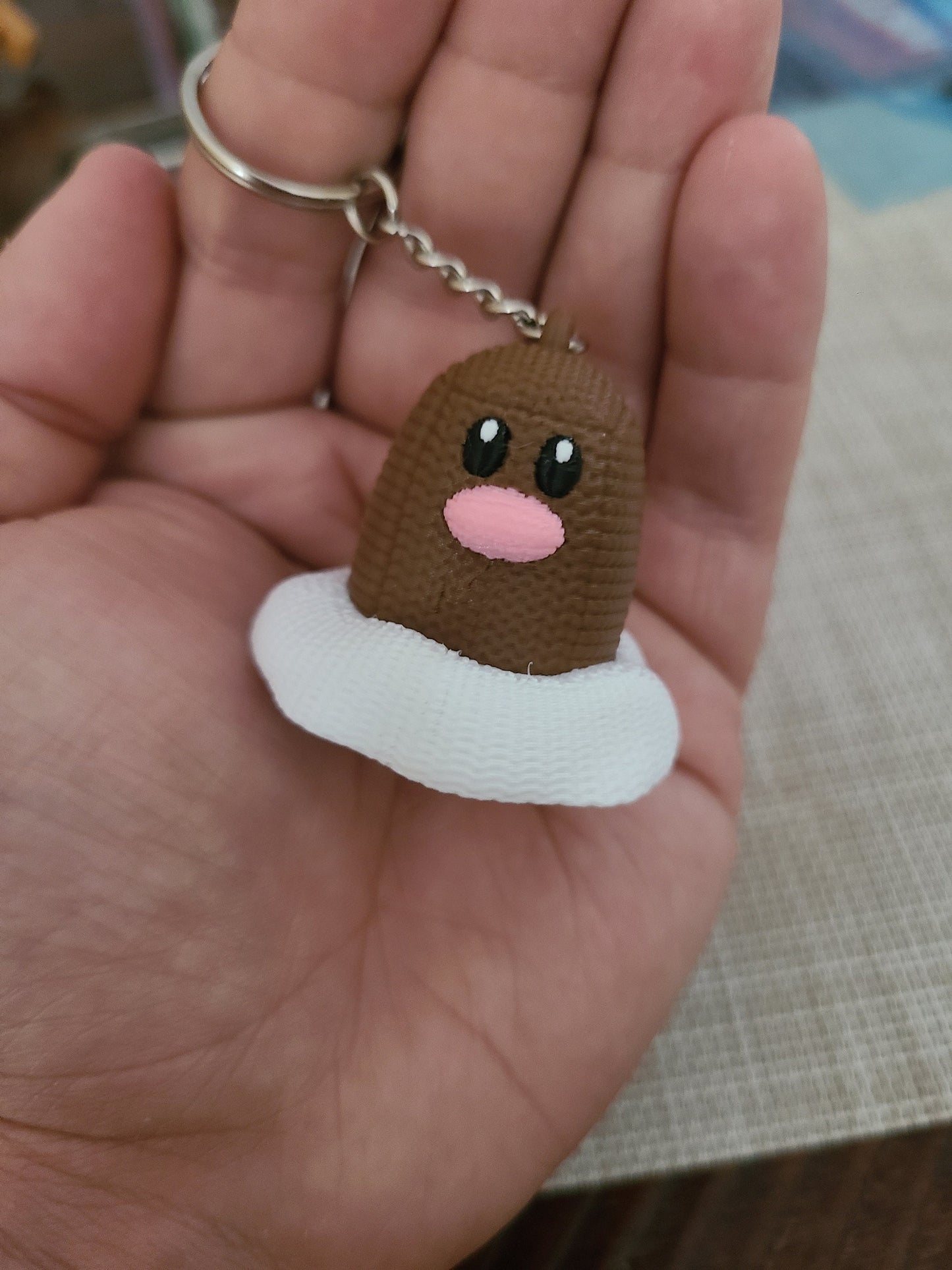 Pokémon Knitted Pokemon 3D Printed Keychain Retro Party Favor Pikachu Classic Nintendo Eevee Evolution