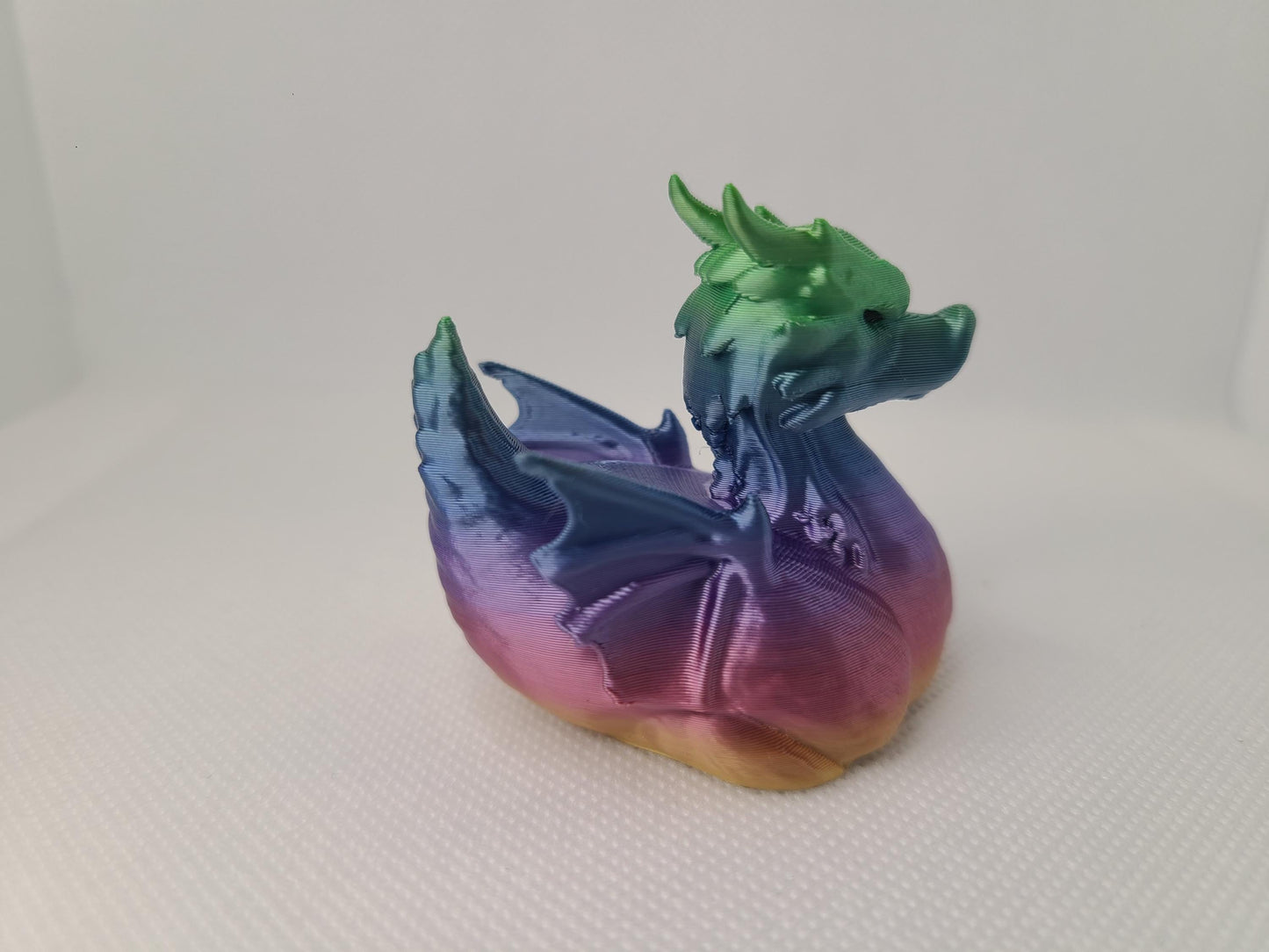 Rainbow Dragon Duck 3D Printed Mini Size Jeep Duck Plastic Highly Detailed Christmas