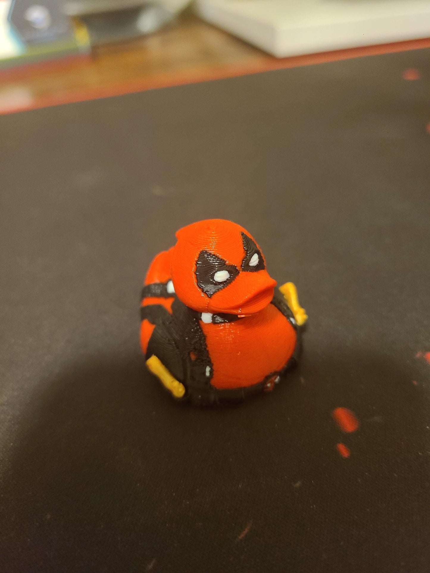 Deadpool Duck 3D Printed Large Small Mini Sizes Jeep Duck Plastic Highly Detailed