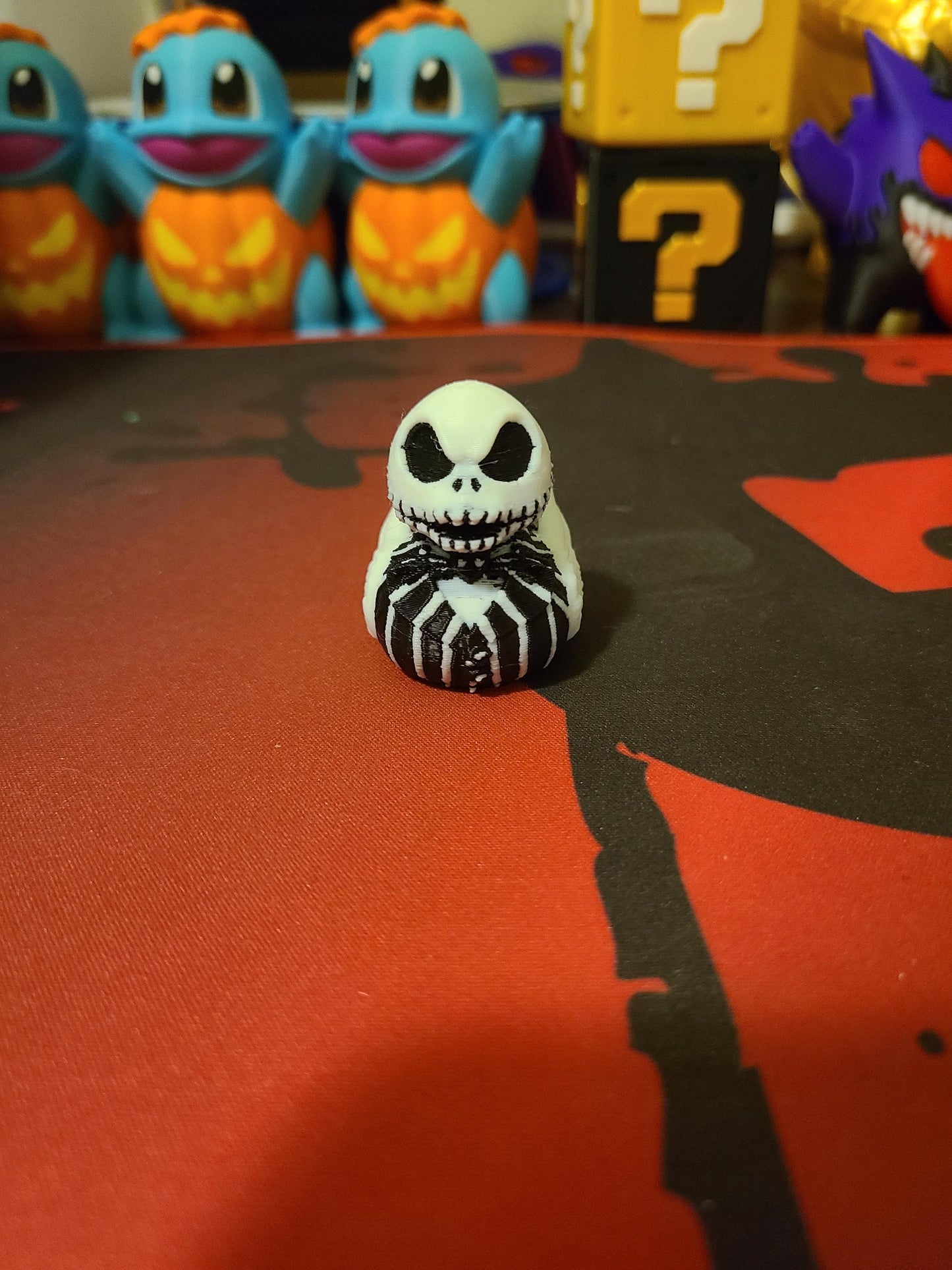 Jack Skellington Nightmare before Christmas 3D Printed Mini Small Large Size Jeep Duck Plastic Highly Detailed Halloween Horror
