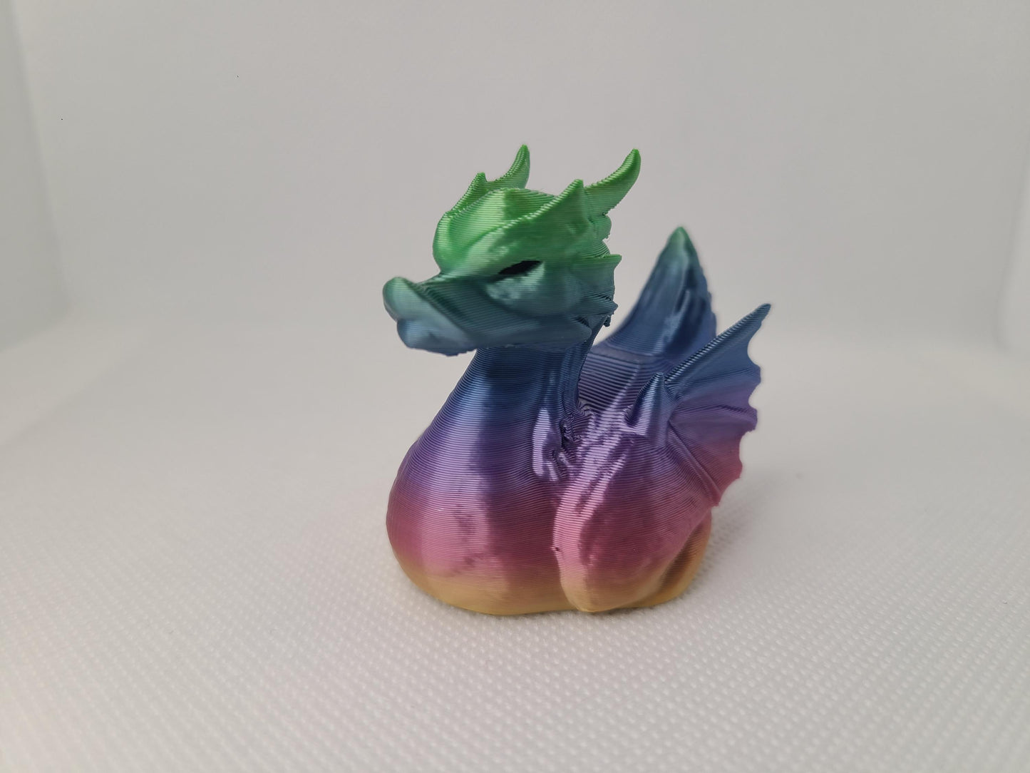 Rainbow Dragon Duck 3D Printed Mini Size Jeep Duck Plastic Highly Detailed Christmas