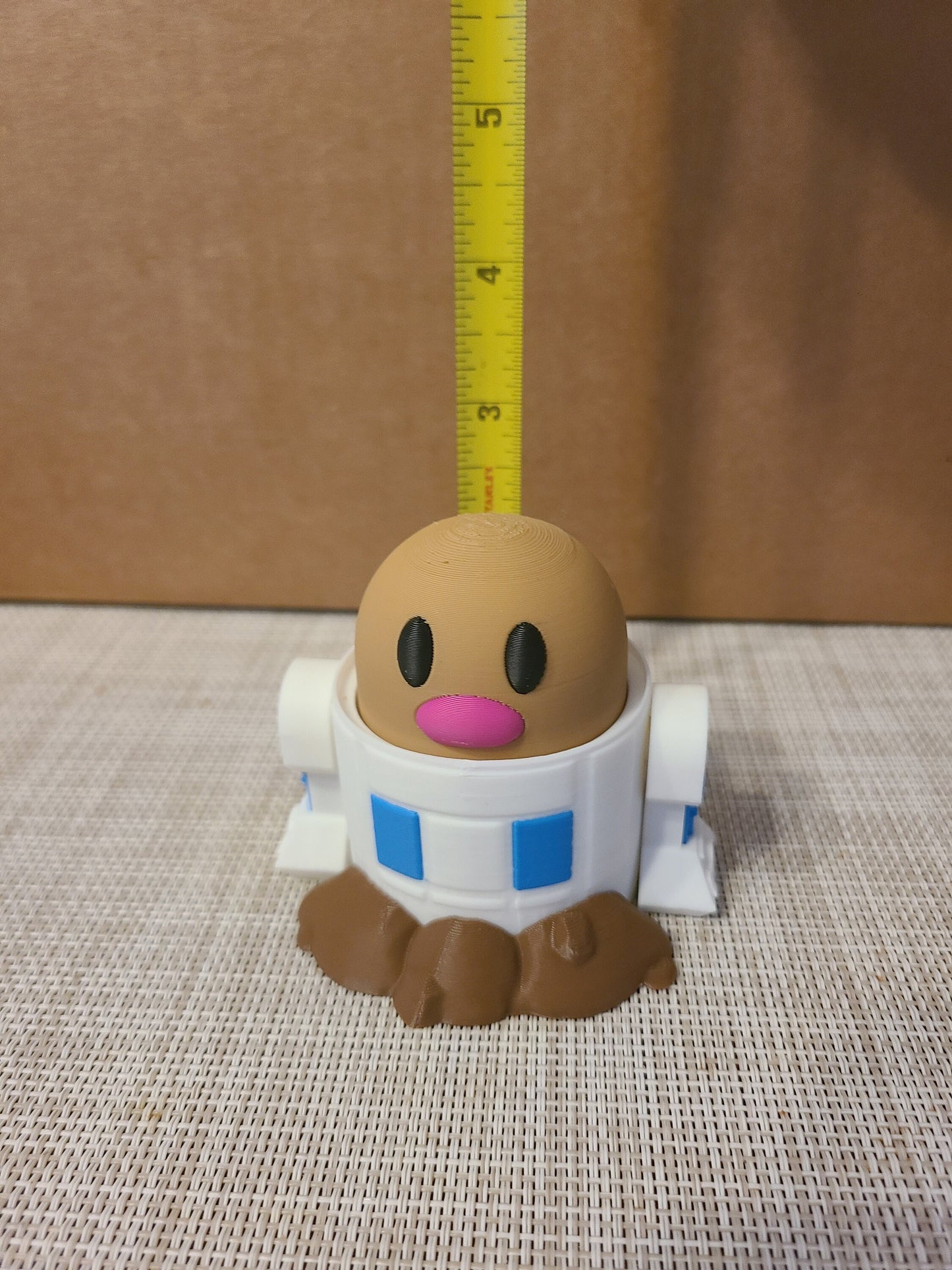 R2D2 Diglett Starwars Figure Pokemon 2.5 inches tall retro Nintendo Pikachu Mew Two