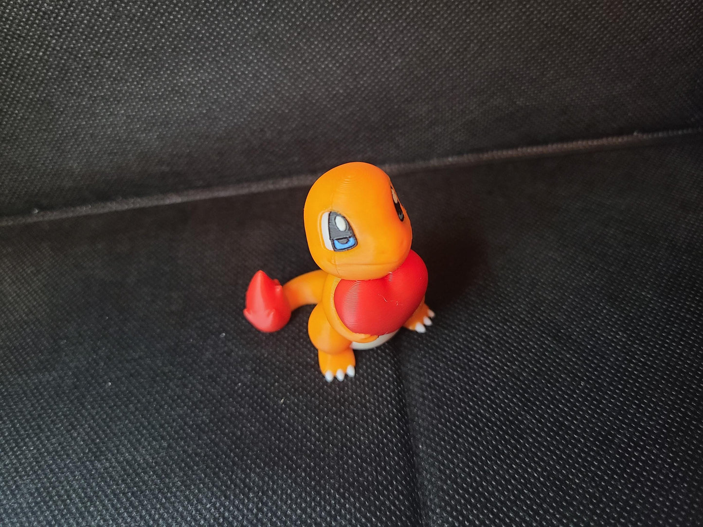 Valentine's Day Rose Heart Love Charmander Figure Fanart Pokemon 3d Printed Retro Holiday Decor