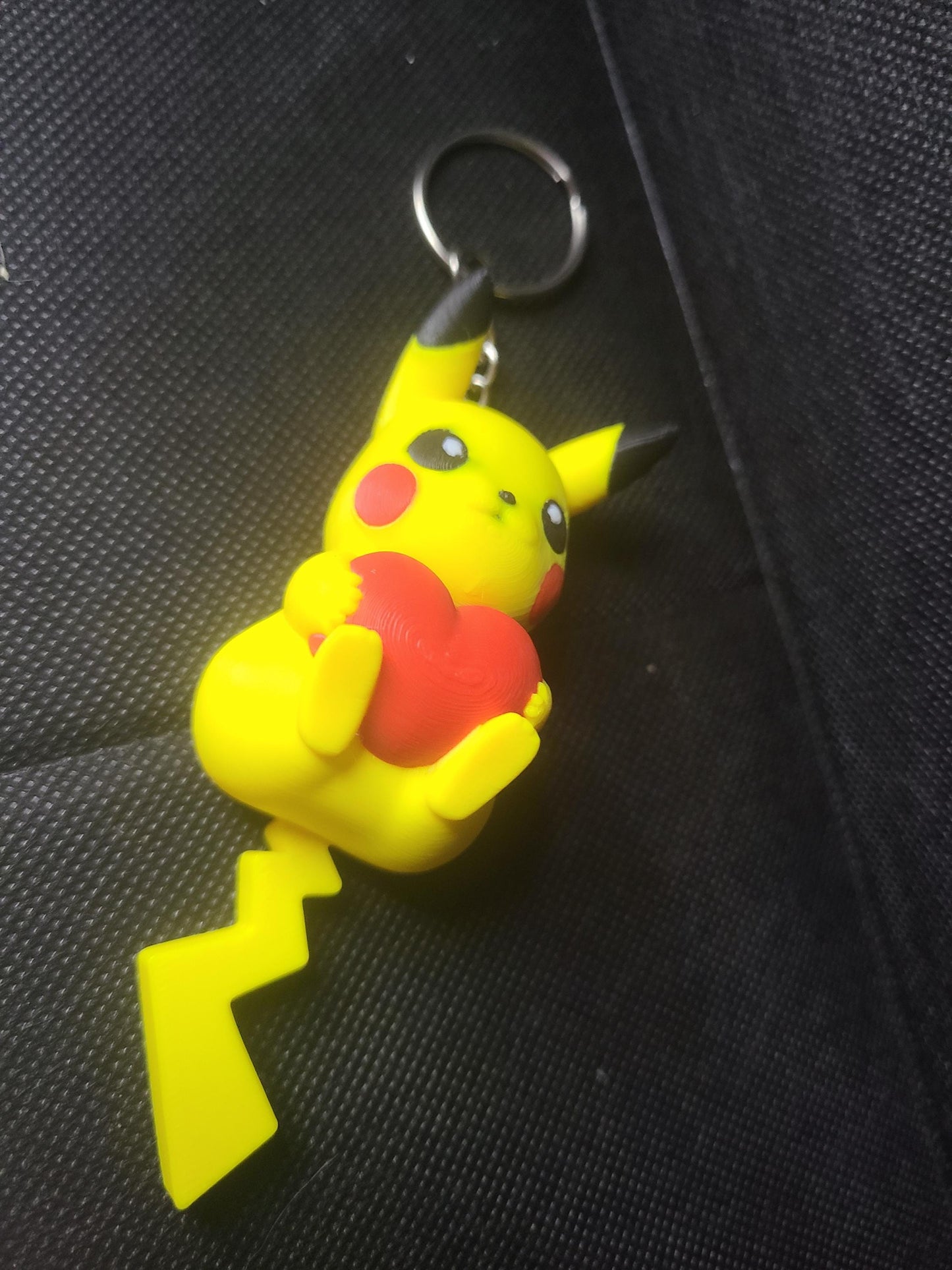 Pokémon Love Pikachu Pokemon 3D Printed Keychain Retro Party Favor Classic Nintendo Eevee Evolution Heart